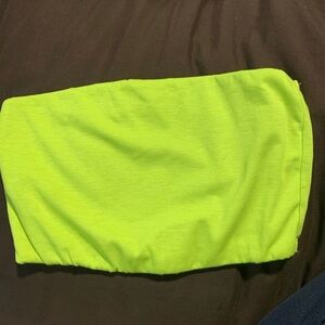 Neon Green Tube Top